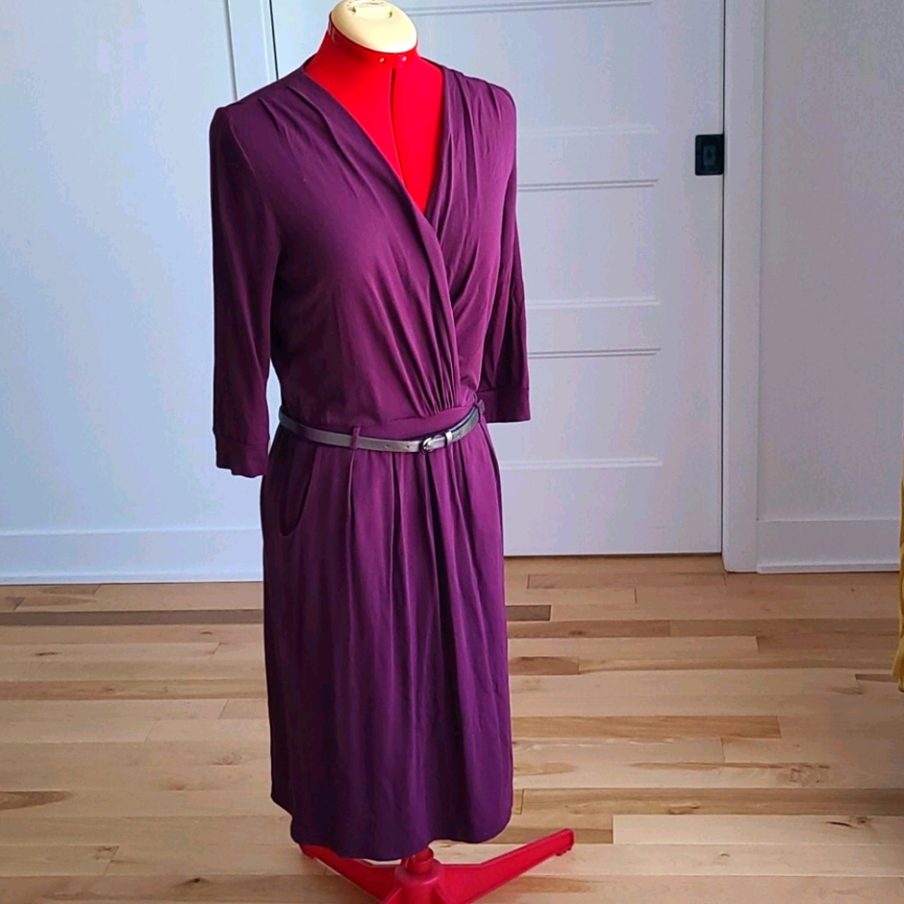 Mexx plum colored jersey dress